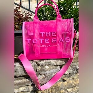 Pink Mesh Marc Jacob’s The Tote Bag Medium
